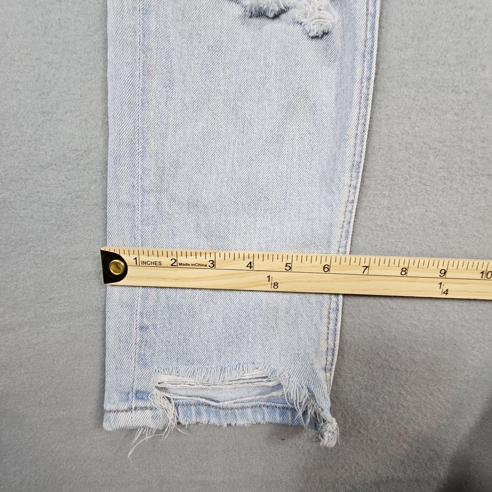American Eagle Jeans Womens 6 Distressed Ripped High Rise Strigid Denim Pants‎ - Picture 4 of 11